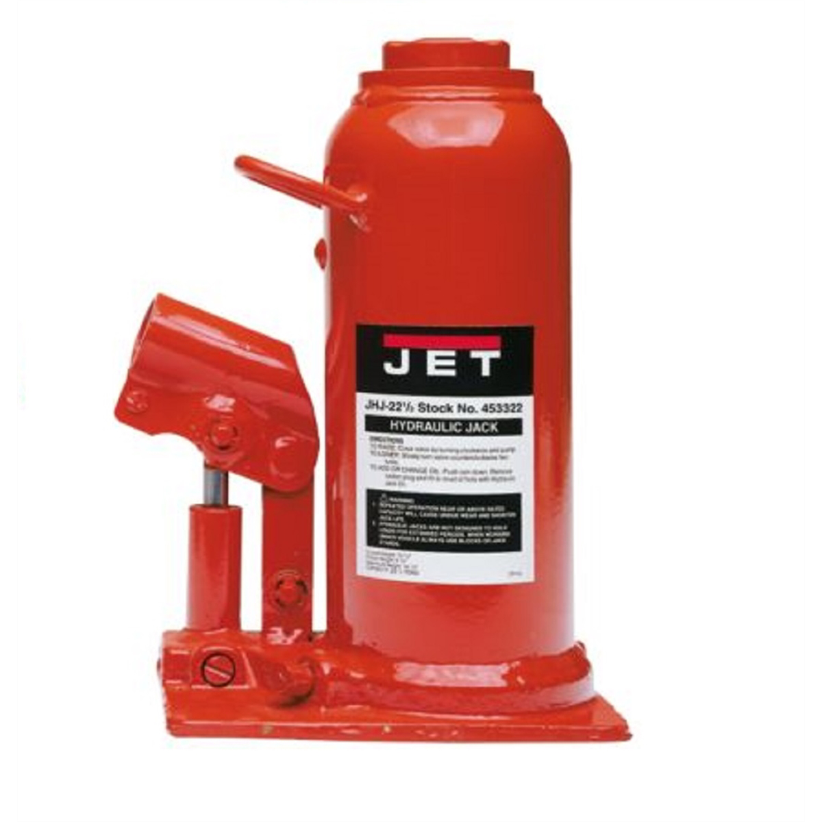 JET453322_1200Wx1200H__94362.png JHJ-22-1/2 HYDRAULIC BOTTLE JACK 22-1/2 TON CA - Image 1