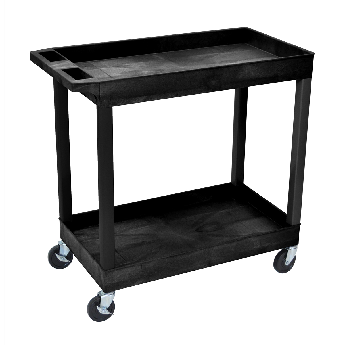 LUXEC11_1200Wx1200H__04671.png Luxor E-Series 2-Shelf Utility Cart - Image 1