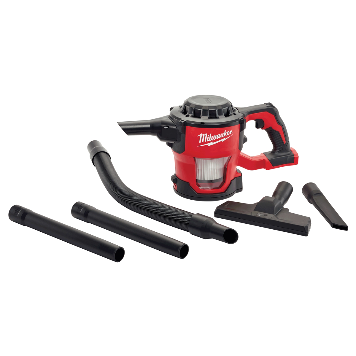 M18 COMP VACUUM 4 FT. HOSE, CREVICE TOOL, EXTENSIONS FLOOR TOOL
